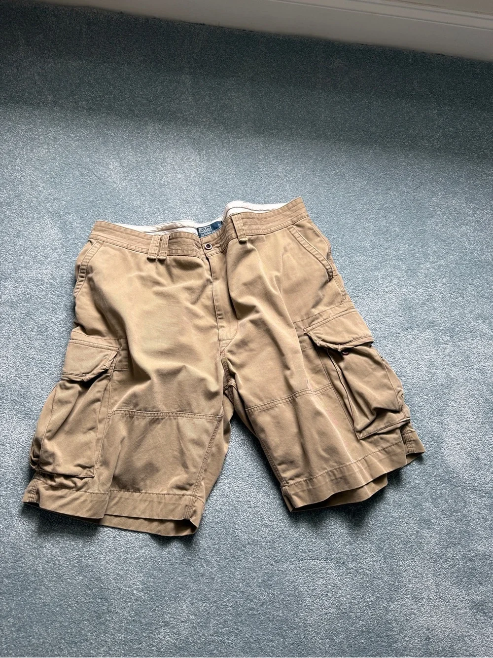 Polo by Ralph Lauren Men's Tan Cargo Shorts